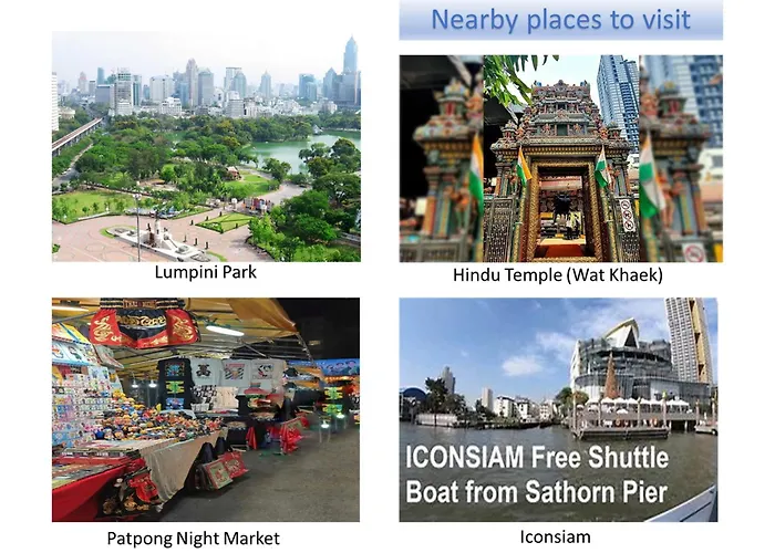 아파트 Panoramic View At Silom